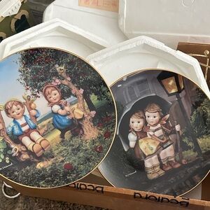 Hummel Danbury Mint Vintage Decorative Plates - set of (2) plates